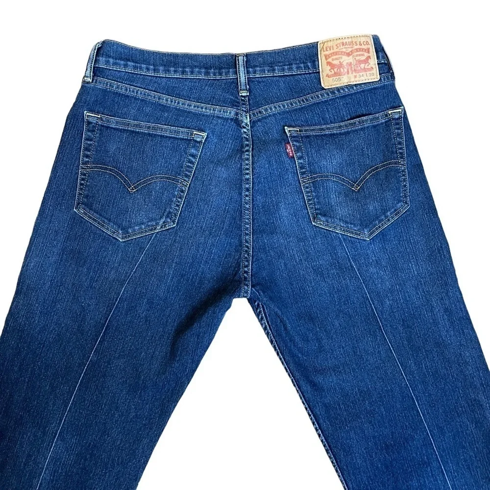 Levi’s Men’s 505 Regular Fit Jeans Size 34/30